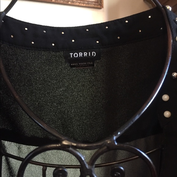 Torrid black long sleeve top - Picture 6 of 8